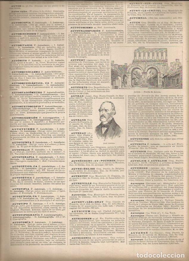 Postcards: LAMINA 23079: Puerta de Arroux en Autun, Francia - Varios