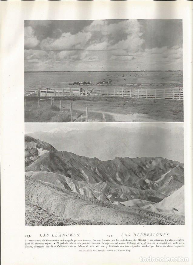 Postcards: LAMINA 22793: Llanura en USA y Monte Whitney - Amando Melon y Ruiz de Gordejuela