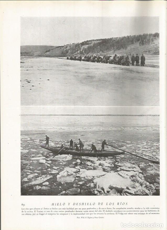 Cartoline: LAMINA 22767: Rio Yenisei y el rio Volga - Amando Melon y Ruiz de Gordejuela