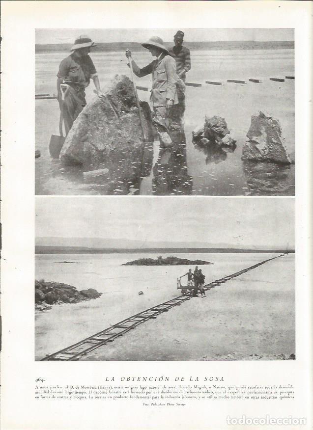 Postcards: LAMINA 22895: Obtencion de la sosa en Kenya - Amando Melon y Ruiz de Gordejuela