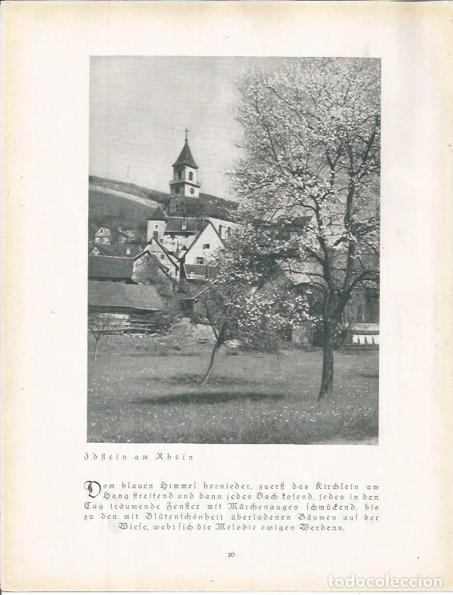 Postcards: LAMINA 22647: Pueblo cerca del Rin, Alemania - Kurt Herwath