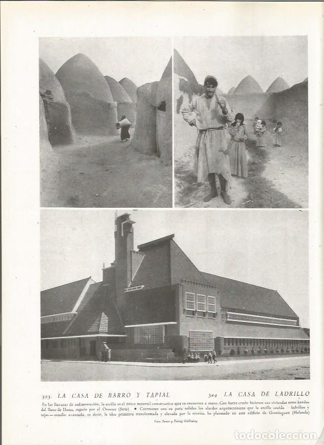 Postcards: LAMINA 22852: Casas en Siria y edificio de Groninguen, Holanda - Amando Melon y Ruiz de Gordejuela