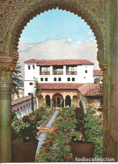Postkarten: LAMINA 22600: Patio de la Acequia. Alhambra, Granada - Camilo Mira