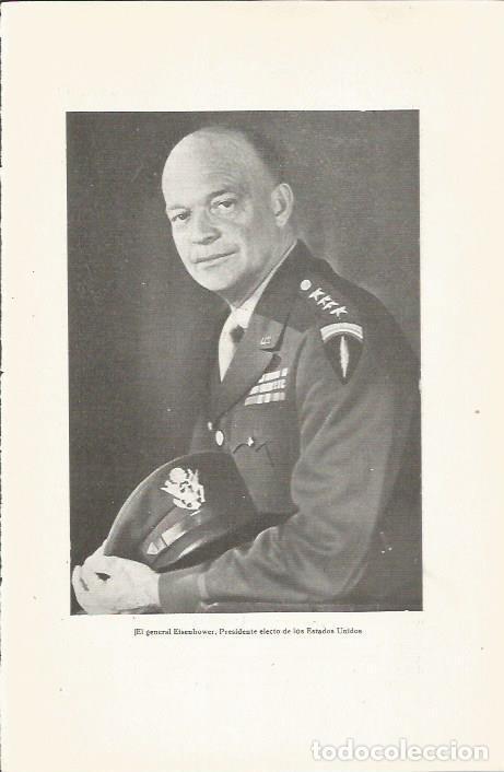 Cartoline: LAMINA 23828: El general Eisenhower - Jaime Vicens Vives