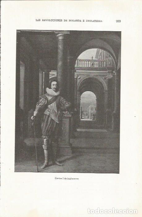 Cartes Postales: LAMINA 23867: Carlos I de Inglaterra - Jaime Vicens Vives