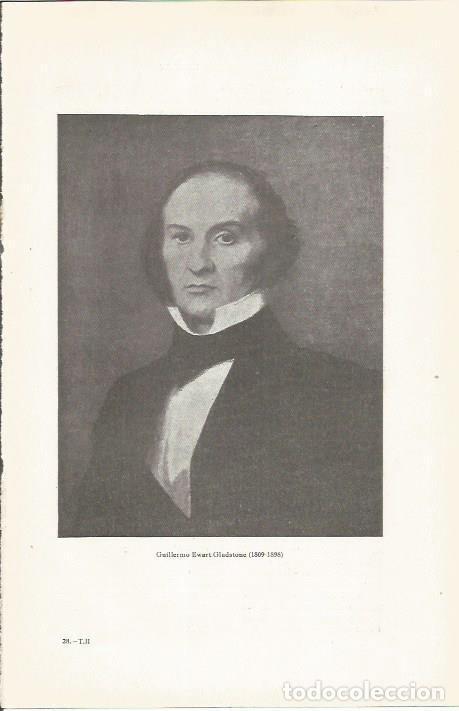 Cartoline: LAMINA 23813: William Ewart Gladstone - Jaime Vicens Vives