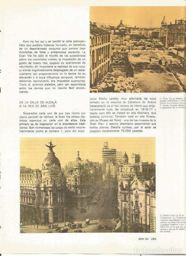 Postais: LAMINA 23501: La Gran Via de Madrid en solares - Varios