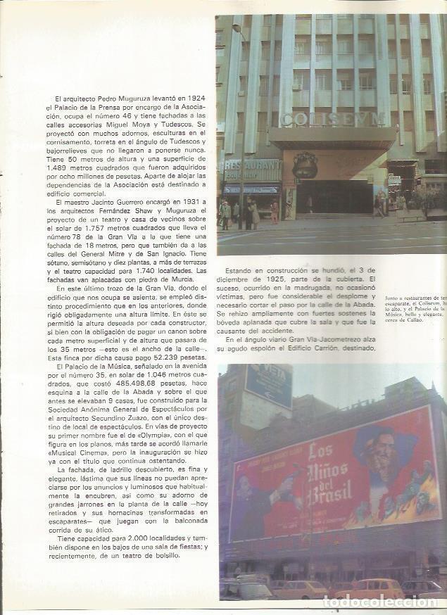 Postais: LAMINA 23507: El Coliseum y el Palacio de la Musica, Madrid - Varios