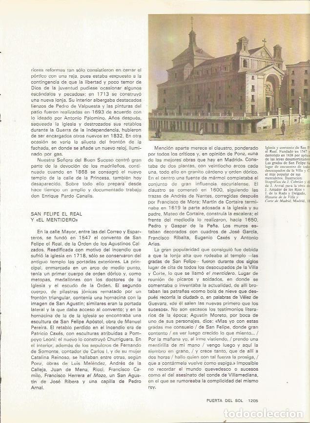 Postkarten: LAMINA 23451: Convento de San Felipe el Real, ilustracion de 1863, Madrid - Varios