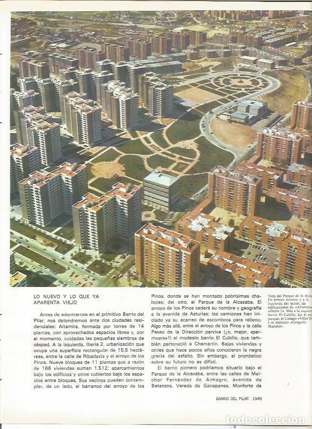 Postais: LAMINA 23623: Vista del Parque de la Alcazaba, Madrid - Varios