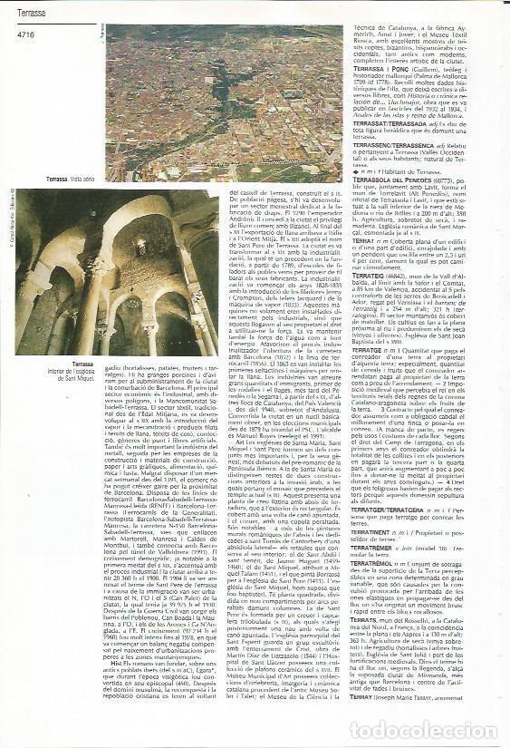 Postales: LAMINA 24419: Vista aerea de Terrassa, Barcelona - VVAA