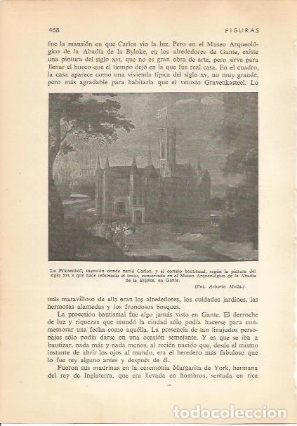 Cartes Postales: LAMINA 24257: La Prinsenhof, palacio natal de Carlos V - Carmi&ntilde;a Verdejo