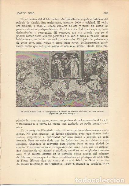 Cartes Postales: LAMINA 24320: El Gran Kan transportado por elefantes blancos - Carmi&ntilde;a Verdejo