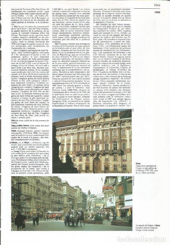 Postales: LAMINA 24442: Cancelleria del Imperio y Graben en Viena, Austria - VVAA