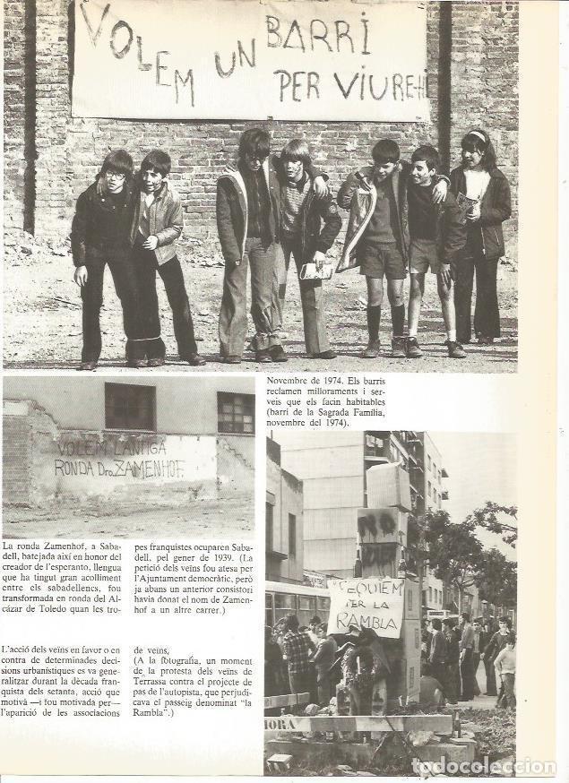 Postkarten: LAMINA 23978: Acciones vecinales en Barcelona de 1974 - Edmon Valles