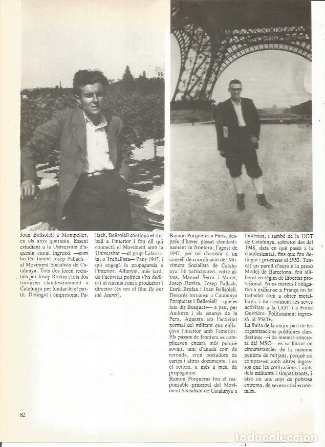 Postcards: LAMINA 23915: Joan Bellsolell en Montpellier y Ramon Porqueras en Paris - Edmon Valles