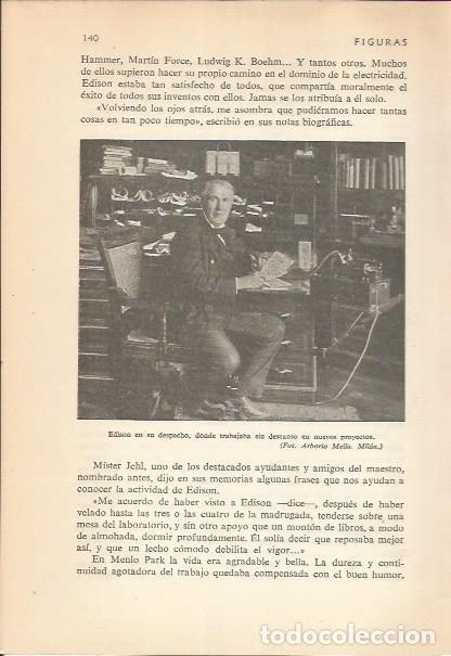 Postkarten: LAMINA 24165: Edison en su despacho - Carmi&ntilde;a Verdejo