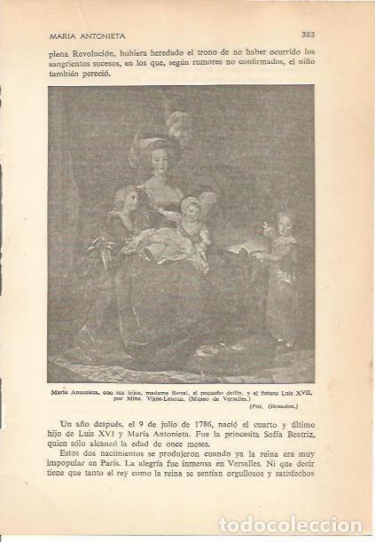 Postkarten: LAMINA 24231: Maria Antonieta con sus hijoos - Carmi&ntilde;a Verdejo