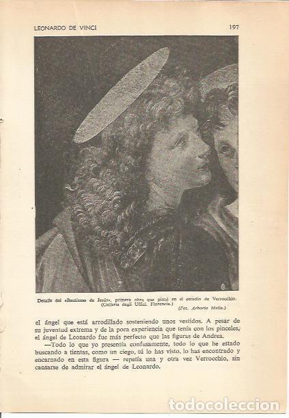 Postkarten: LAMINA 24182: Detalle del Bautismo de Jesus, por da Vinci - Carmi&ntilde;a Verdejo