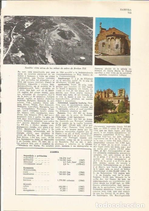 Postkarten: LAMINA 24865: Vista aerea de las minas de Broken Hill en Zambia y catedral de Zamora - VVAA
