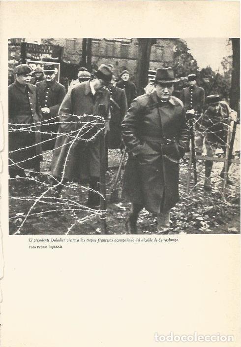 Postkarten: LAMINA 24664: El presidente Daladier visitando las tropas francesas en Estrasburgo - Martin de Pique