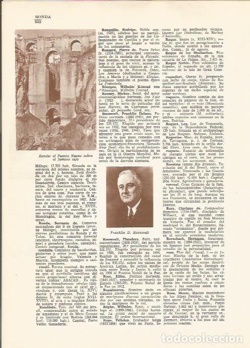 Postkarten: LAMINA 24807: Puente Nuevo de Ronda y Franklin D. Roosvelt - VVAA