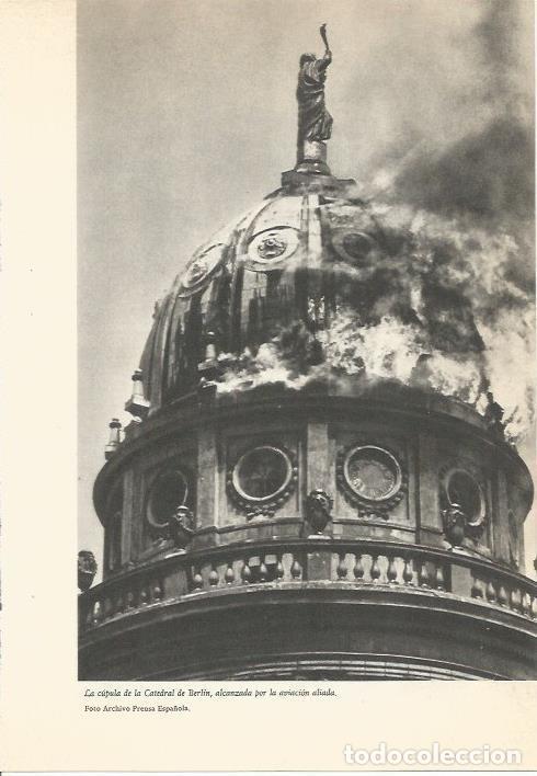 Postkarten: LAMINA 24676: La cupula de la catedral de Berlin bombardeada - Martin de Piquer