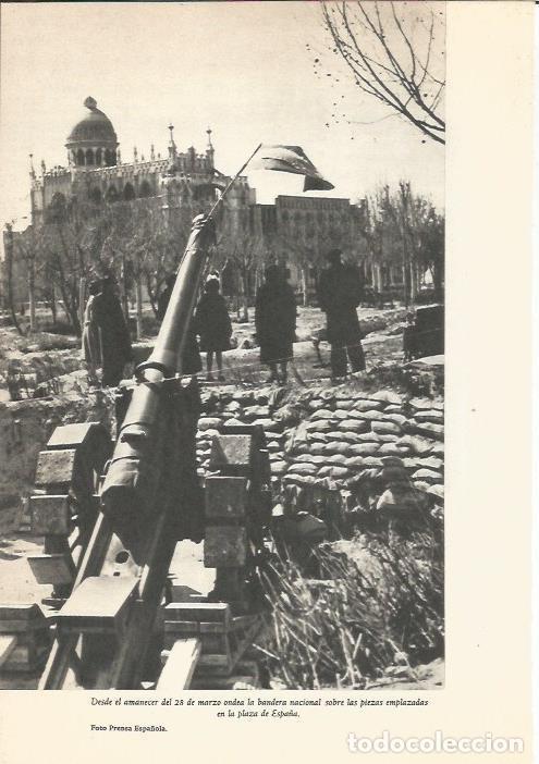 Postkarten: LAMINA 24656: Toma de la plaza de Espa&ntilde;a de Madrid por los nacionales - Martin de Piquer