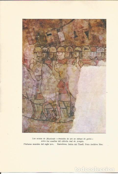 Postkarten: LAMINA 24711: Las armas de Montcada, pintura mural - Martin de Piquer