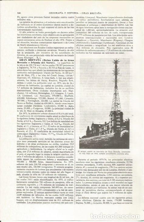 Postais: LAMINA ESPASA 36114: Centro de television en Ally Pally, Gran Breta&ntilde;a - Varios