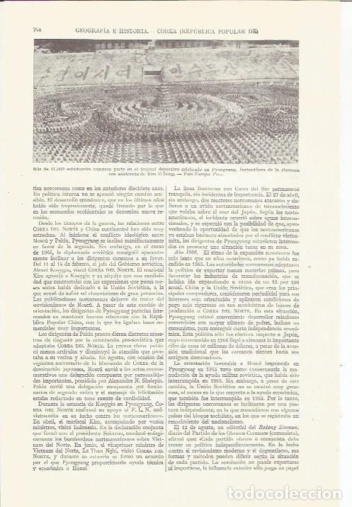 Cartes Postales: LAMINA ESPASA 35800: Festival deportivo en Pyongyang - Varios