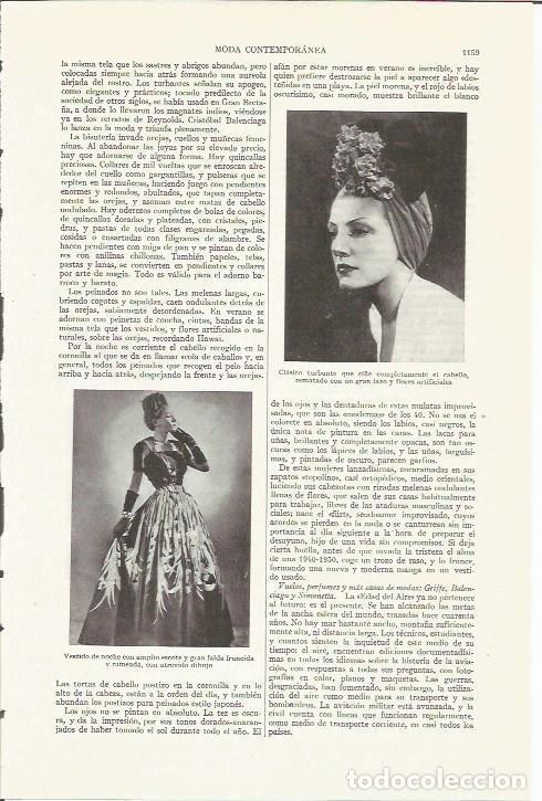 Cartes Postales: LAMINA ESPASA 35829: Vestido de noche y turbante, a&ntilde;os 40 - Varios