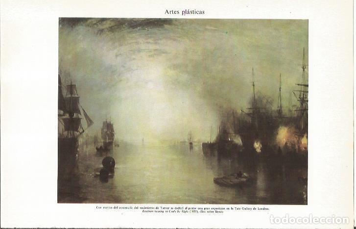 Postais: LAMINA ESPASA 35974: Keelmen heaving in Coats by night, por Turner - Varios