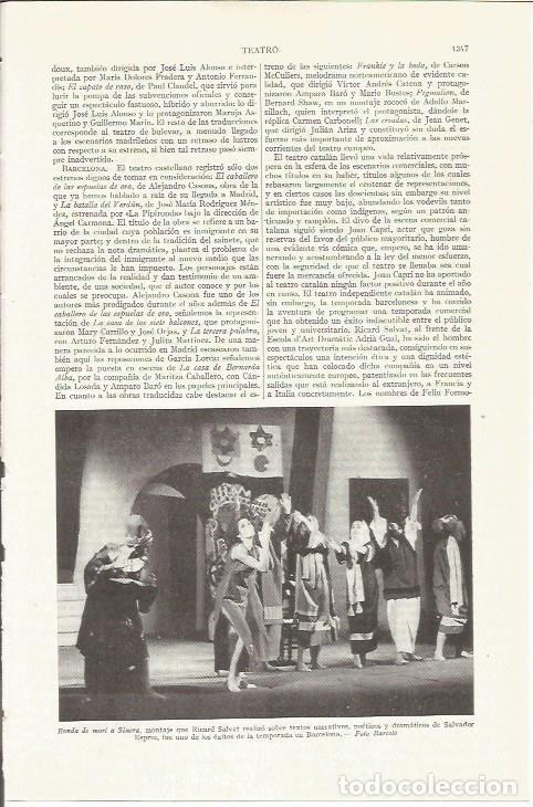 Postkarten: LAMINA ESPASA 35945: Escena de teatro Ronda de mort a Sirera de Salvador Espriu - Varios