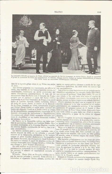 Postcards: LAMINA ESPASA 35953: Montaje de Las tres hermanas de Anton Chejov en Praga - Varios