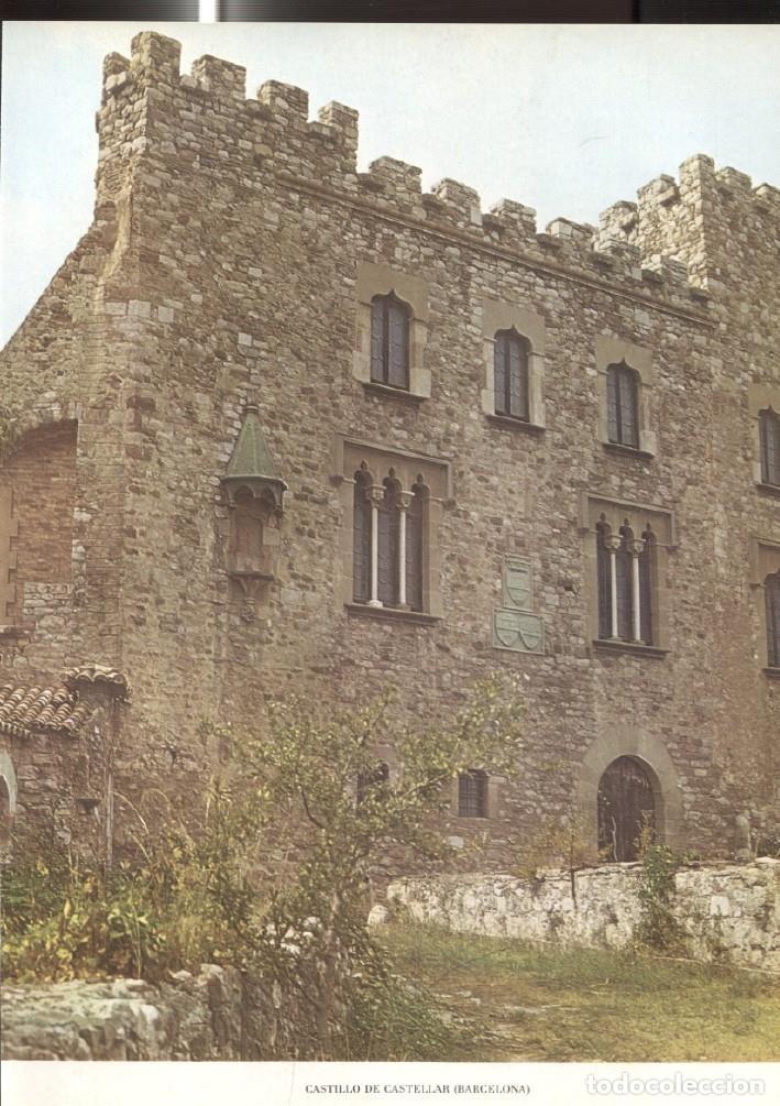 Postais: Lamina Castillos de Espa&ntilde;a: Castillo de Castellar (Barcelona) - Varios