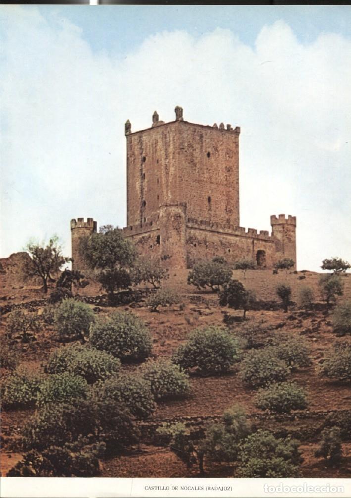 Postais: Lamina Castillos de Espa&ntilde;a: Castillo de Nogales (Badajoz) - Varios