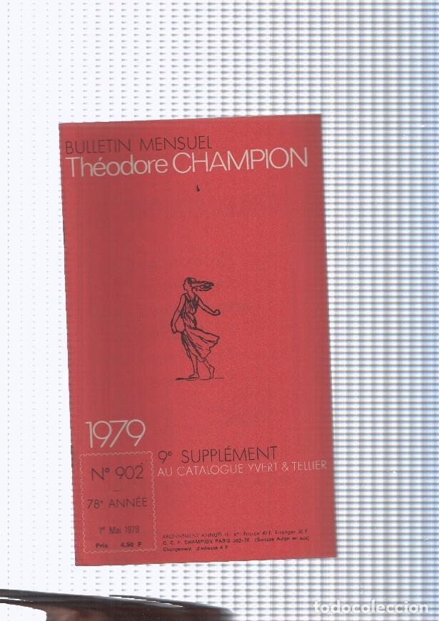 Postcards: Bulletin Mensuel Theodore Champion numero 902 de 1979 - NULL