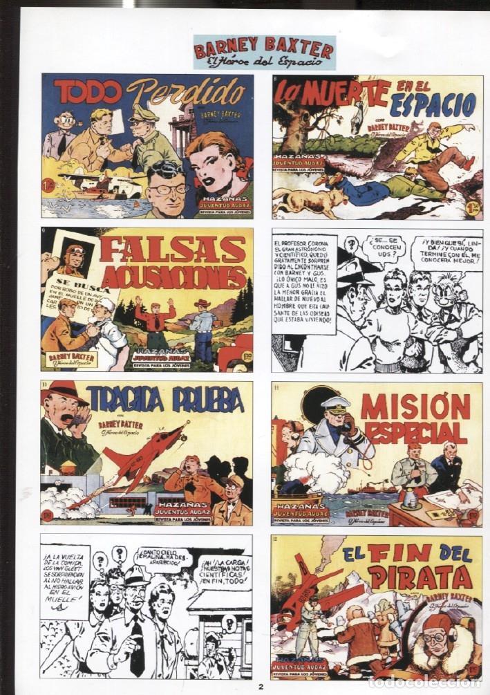 Postais: DIN 4 con montaje portadas del comic: Barney Baxter modelo 1 - Varios