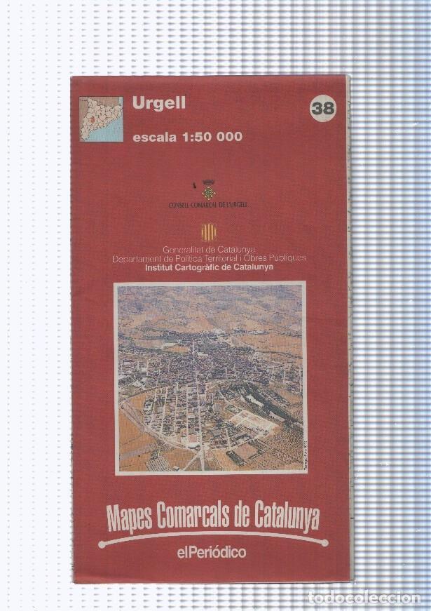 Postais: Mapes Comarcals de Catalunya numero 38: Urgell - NULL