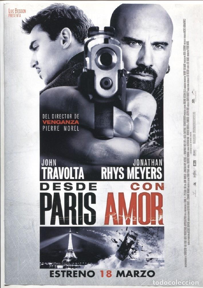 Postais: Caratula cine: Desde Paris con amor - Varios