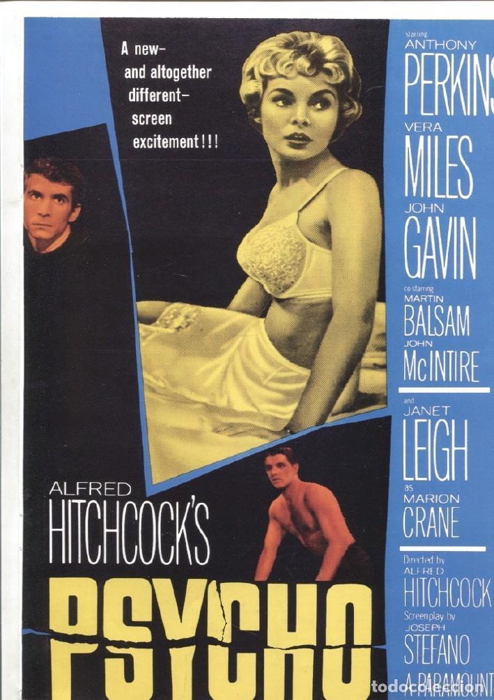 Postales: Caratula cine: Psicosis (Psycho) - Varios