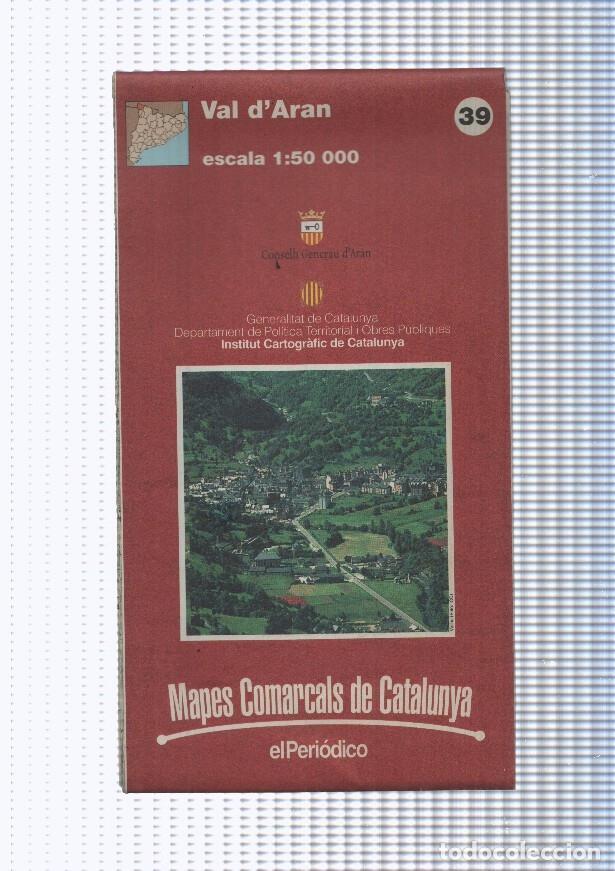 Postais: Mapes Comarcals de Catalunya numero 39: Val D Aran - NULL