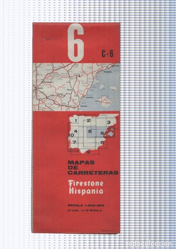Postais: Mapas de Carreteras Firestone Hispania 6 C 6 escala 1: 500.000 - NULL
