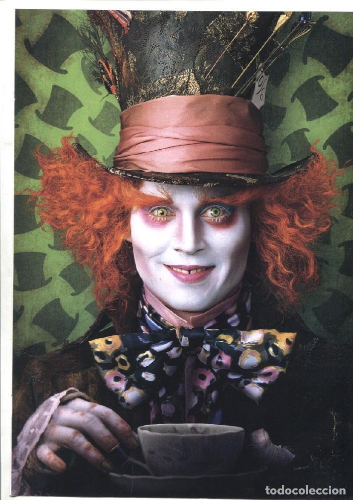 Postais: Foto artista: Johnny Depp en alicia en el pais maravillas - Varios