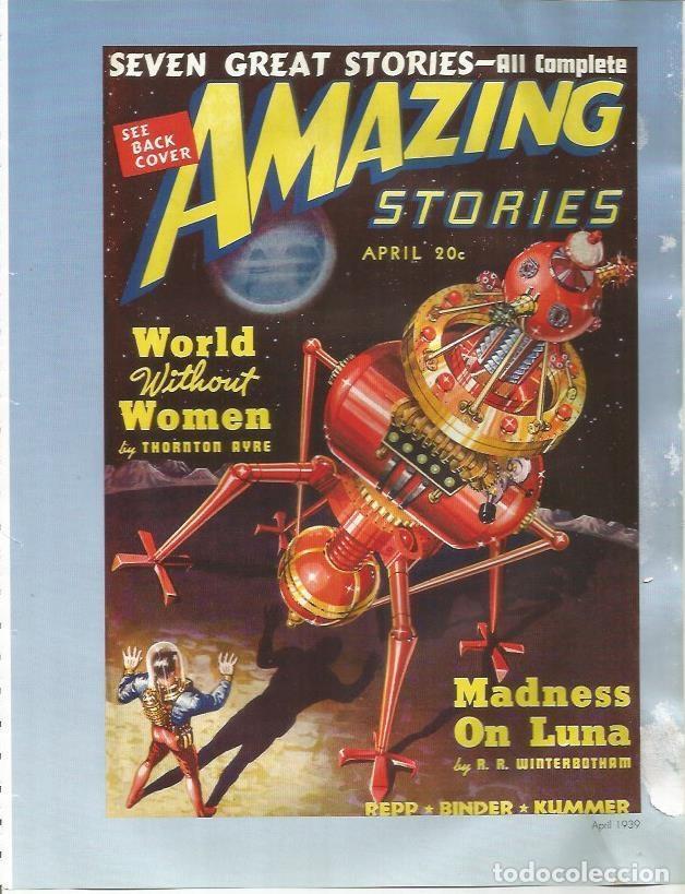 Cartes Postales: LAMINA 24938: Portada de Amazing Stories de Abril de 1939 - John Landis