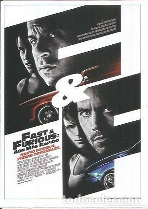Cartes Postales: Miniposter 0644: Fast & Furious. Aun mas rapido - Varios