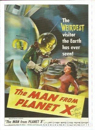 Postales: Miniposter 0132: The Man from Planet X - Varios