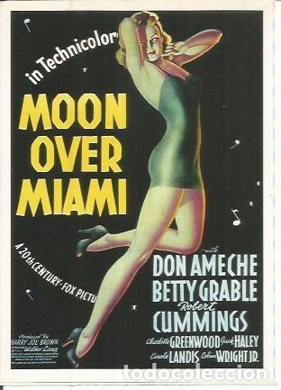 Postales: Miniposter 0199: Moon over Miami - Varios - Foto 1