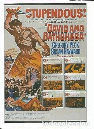Postais: Miniposter 0234: David y Betsabe - Varios